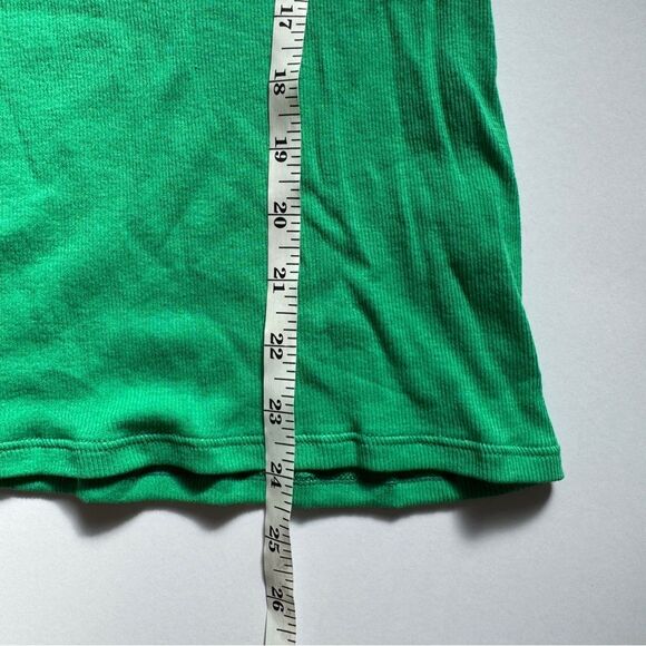 Sandrine Rose Green Short Sleeve Scoop Neck T-Shirt Size X-Small NWOT - Picture 5 of 7